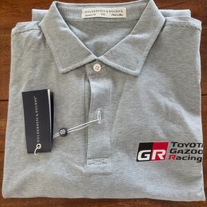 Holderness & Bourne Hunter Polo Shirt Mens Ivy & White XXL With Toyota Logo